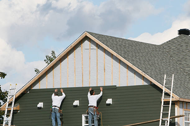 Professional Siding Contractor technician working in Cherry Tree, PA